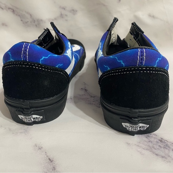 Vans Old Skool Skate Shoe Black/Lightning Unisex - Picture 7 of 8